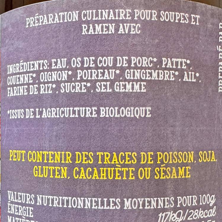 Le Bouillon de porc style tonkotsu BIO - 3