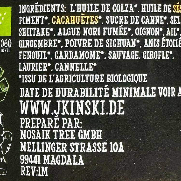 Le Condiment épicé crunchy BIO - 2