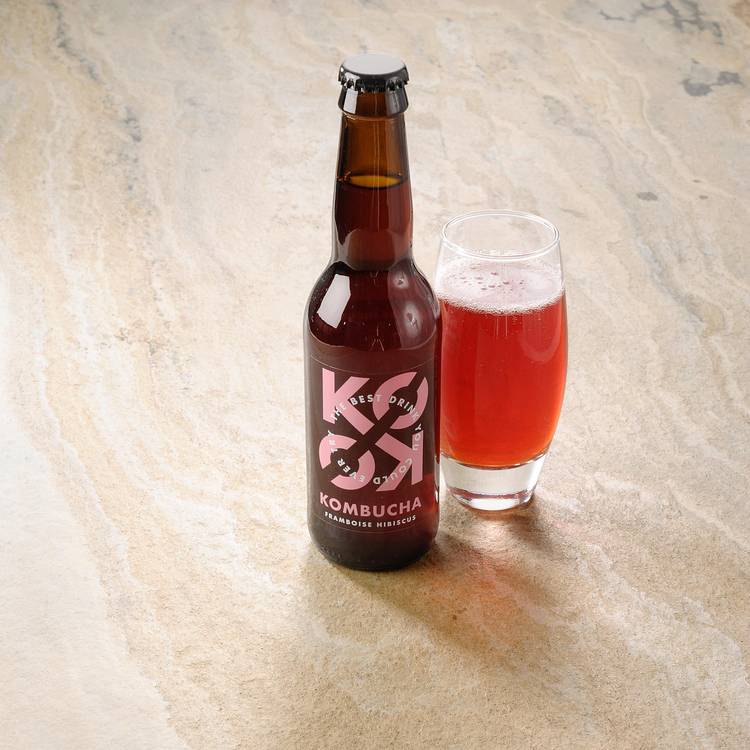Le Kombucha framboise hibiscus BIO