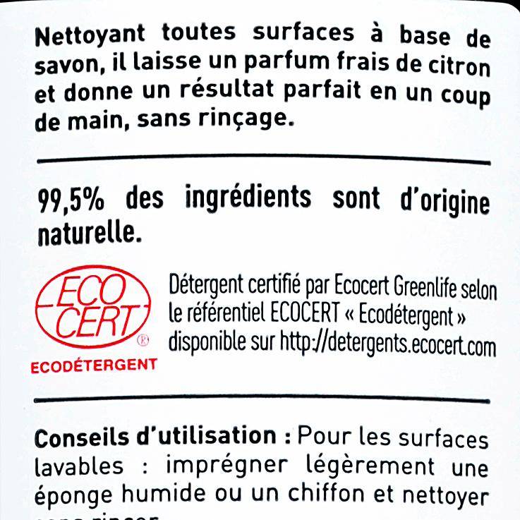 Le Nettoyant miracle citron "La Corvette" - 2