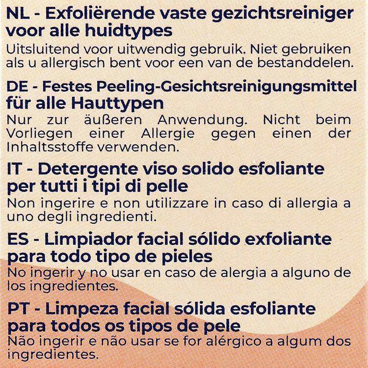 Le Soin lavant visage exfoliant solide "Lamazuna" - 2