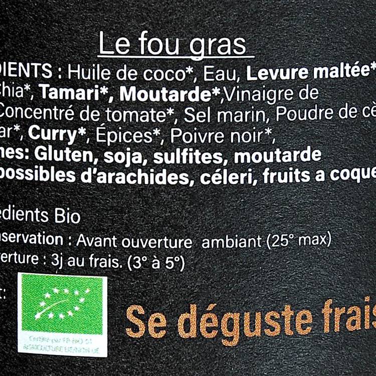 Le Fou gras vegan et BIO - 2