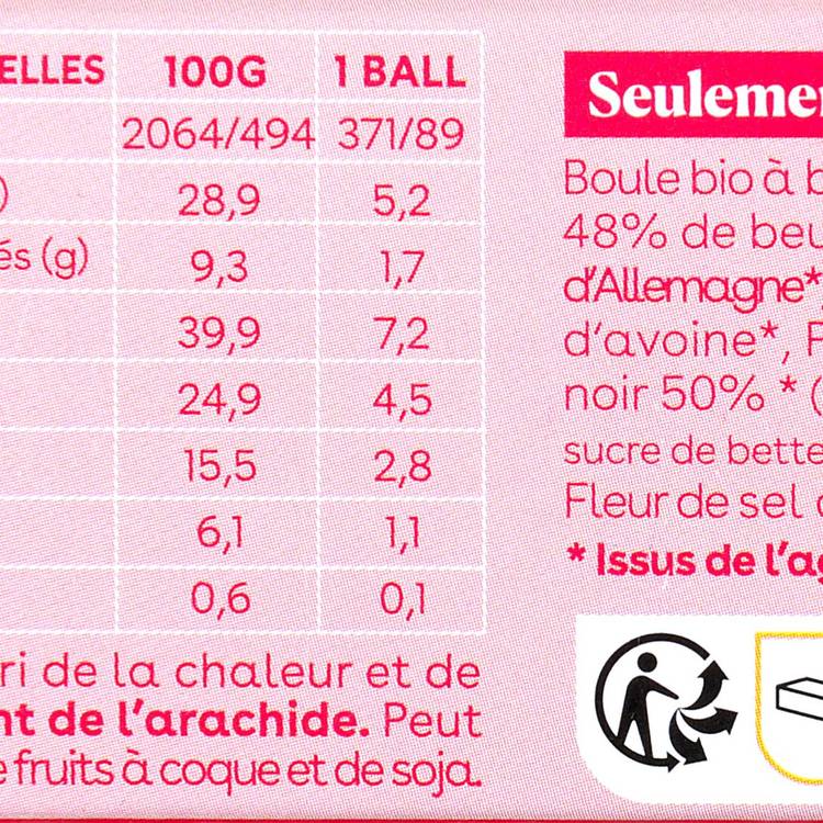 Les Balls cookie dough cacahuètes et choco BIO "Monka" - 4