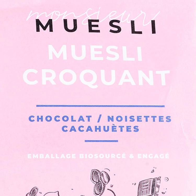 Le Muesli chocolat noisettes cacahuètes BIO - 3