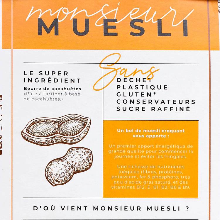Le Muesli noix et beurre de cacahuète BIO - 3