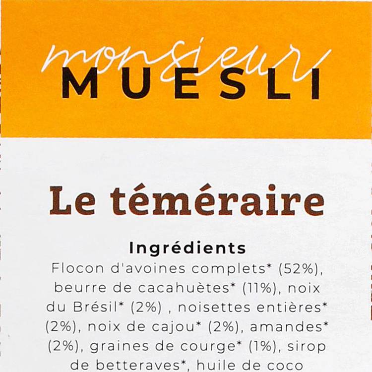 Le Muesli noix et beurre de cacahuète BIO - 2