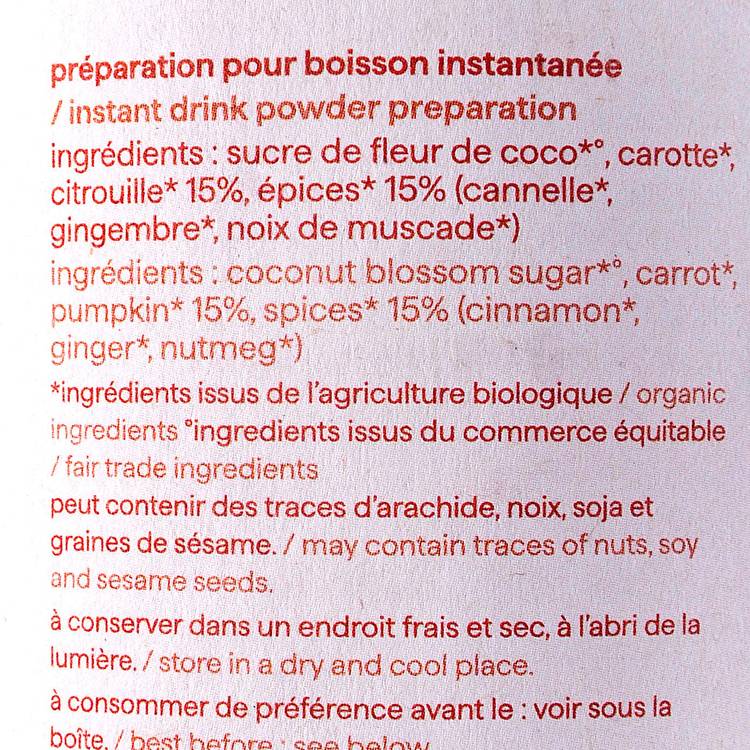 Le Latte pumpkin spice BIO - 2