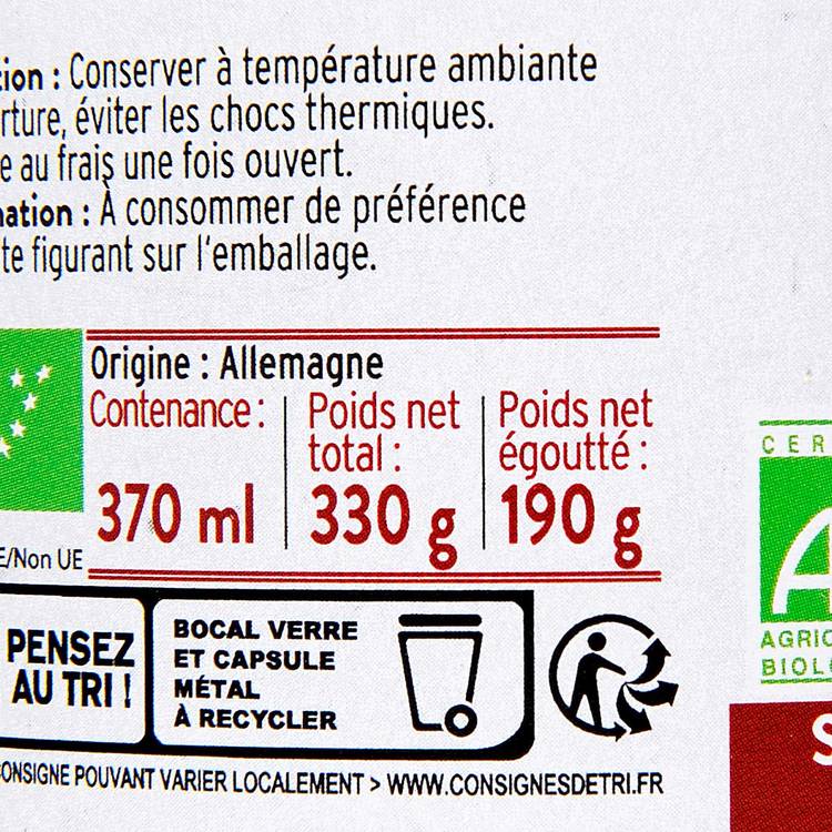 Les Cornichons au vinaigre BIO - 3