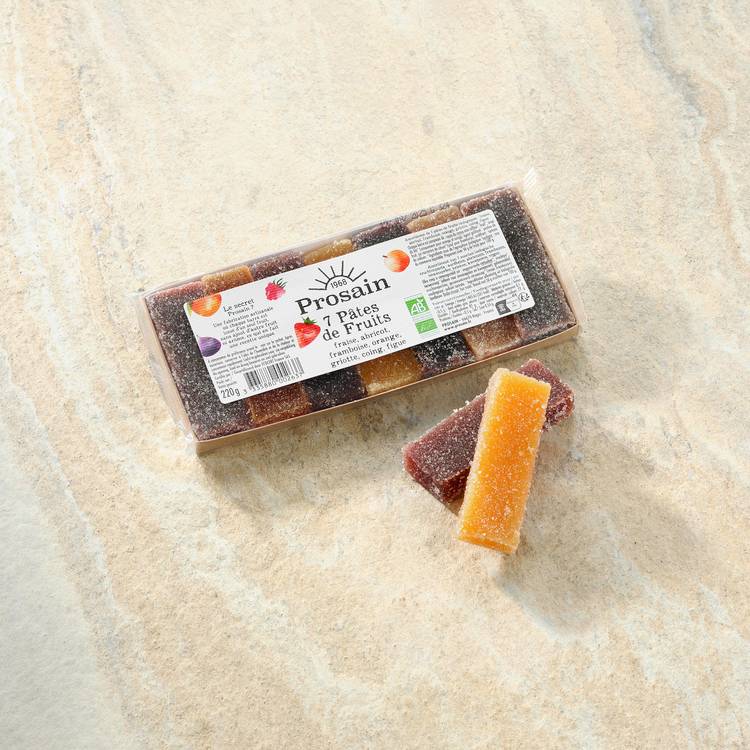 Les  Pâtes de fruits BIO