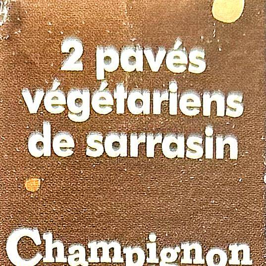 Les Pavés de sarrasin aux champignons et ciboulette BIO - 4