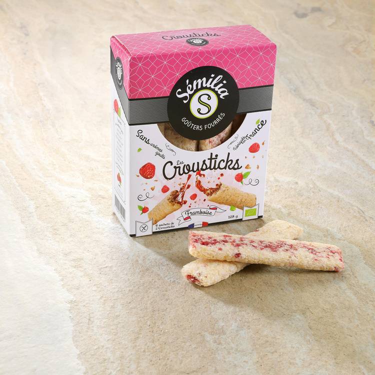 Les Crousticks framboise Bio