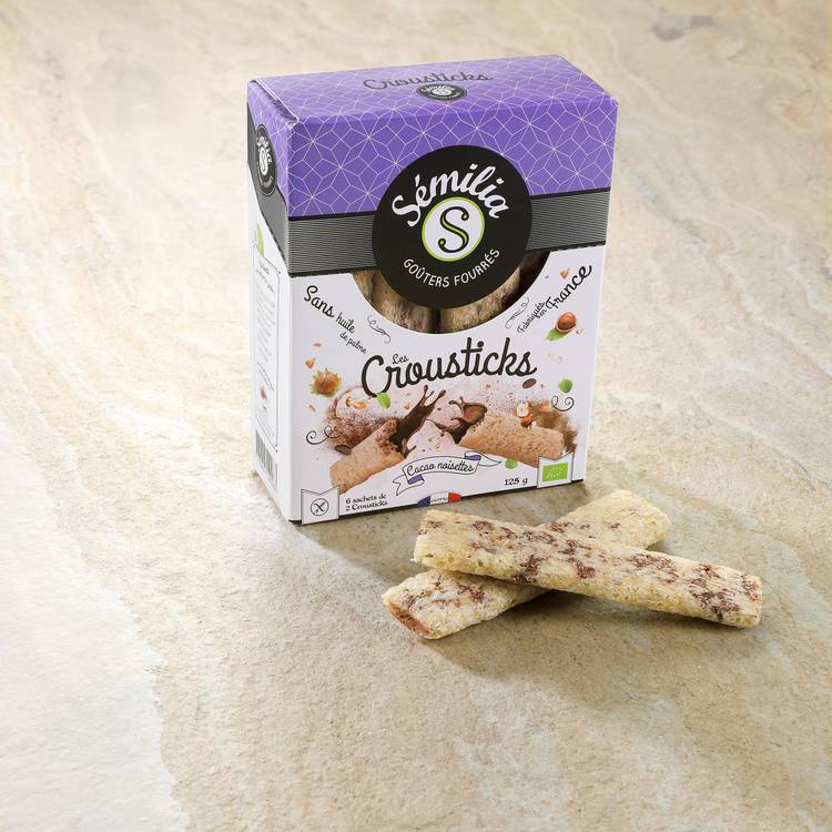 Les Crousticks cacao noisette Bio