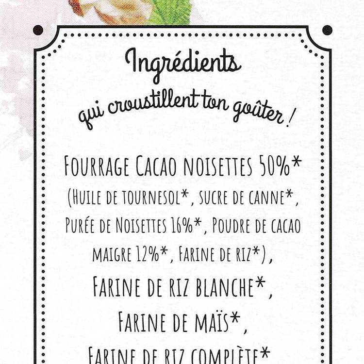 Les Crousticks cacao noisette Bio - 2