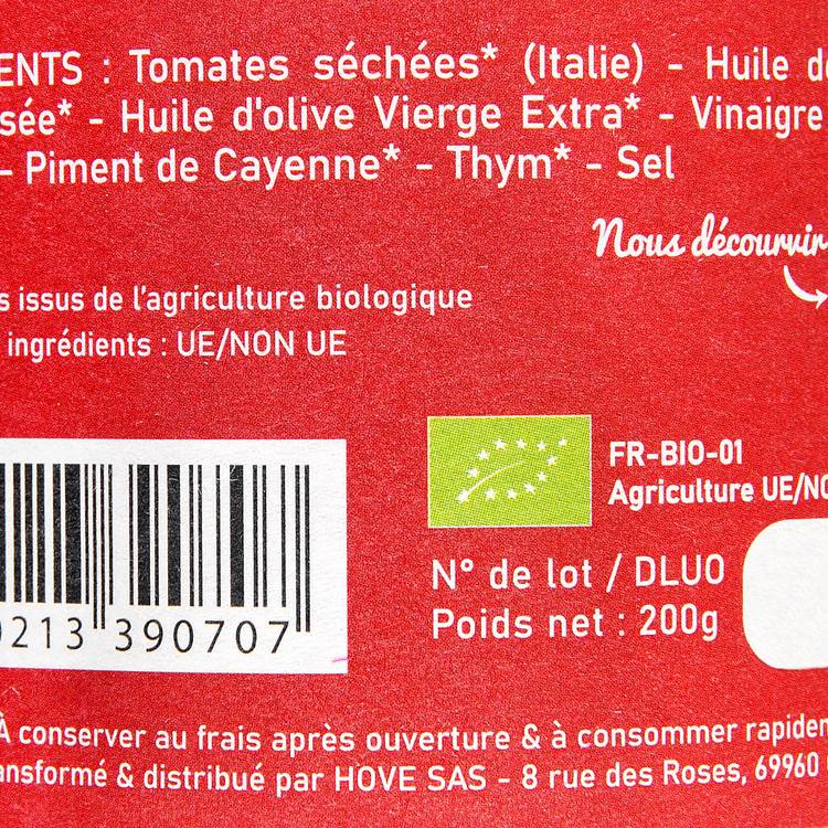Le Tartinable de tomates séchées pimentées BIO - 2