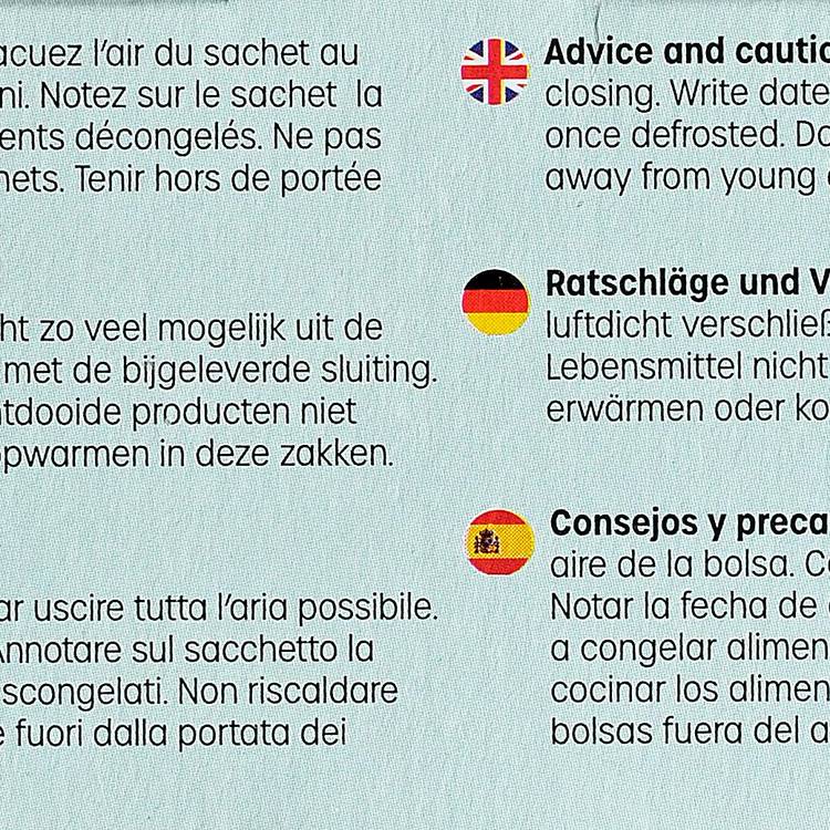 Les Sacs de congélation small 1L - 2
