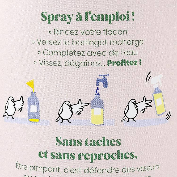 La Bouteille vide spray multi usages rechargeable 500 ml "Pimpant" - 2