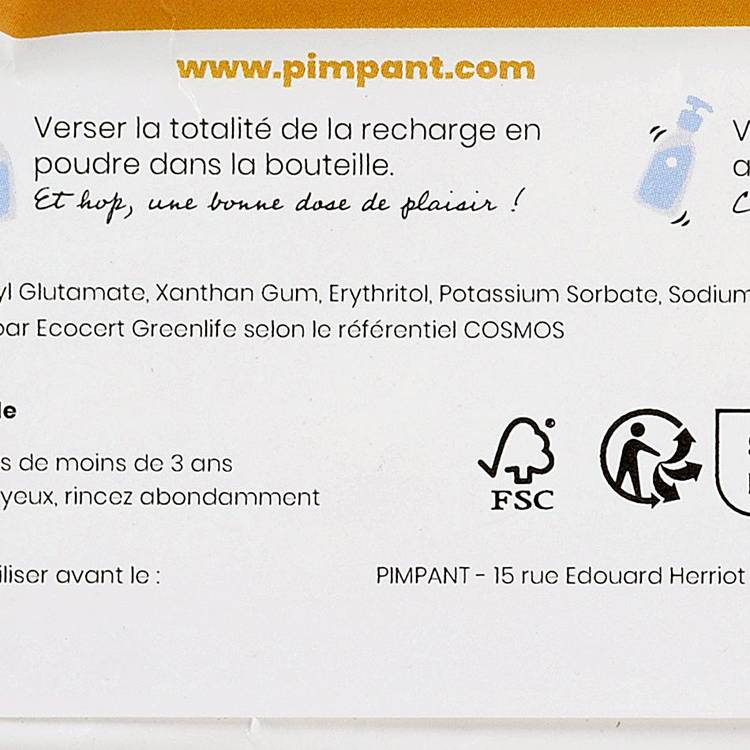 La Recharge gel douche fleur d'oranger à diluer "Pimpant" - 2