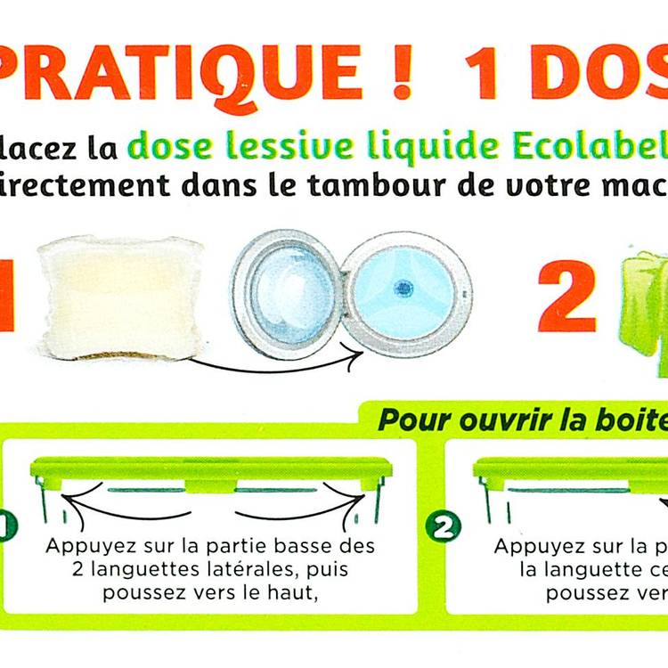 Les 24 doses de lessive au savon végétal "Arbre vert" - 2