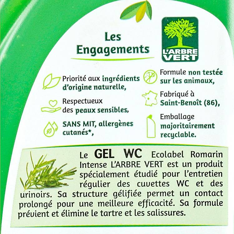 Le Gel WC au romarin intense "Arbre vert" - 2