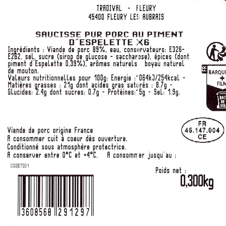 Les  Saucisses au piment d'Espelette - 2