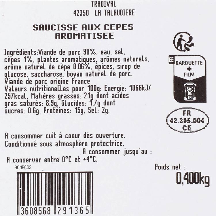 Les Saucisses aux cèpes - 2