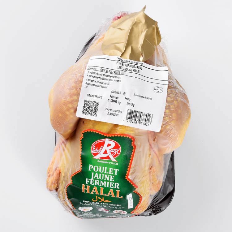 Le Poulet fermier jaune label rouge Halal - 2