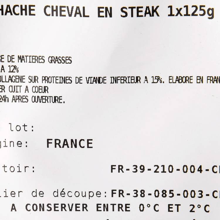 Le Hâché de cheval en steak - 3