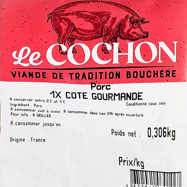 La Côte de porc gourmande - 3