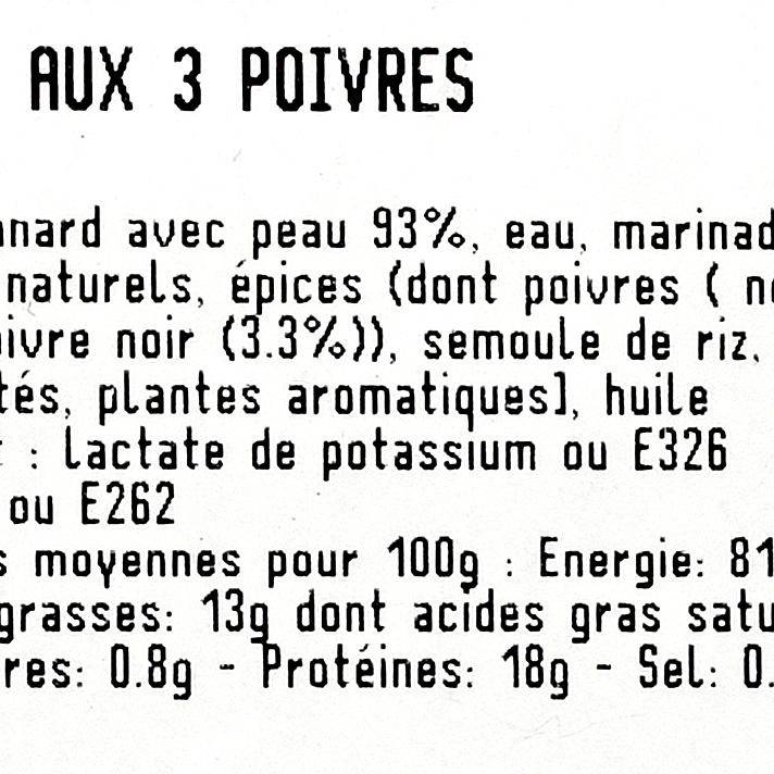 Le Filet de canard mariné aux 3 poivres - 3