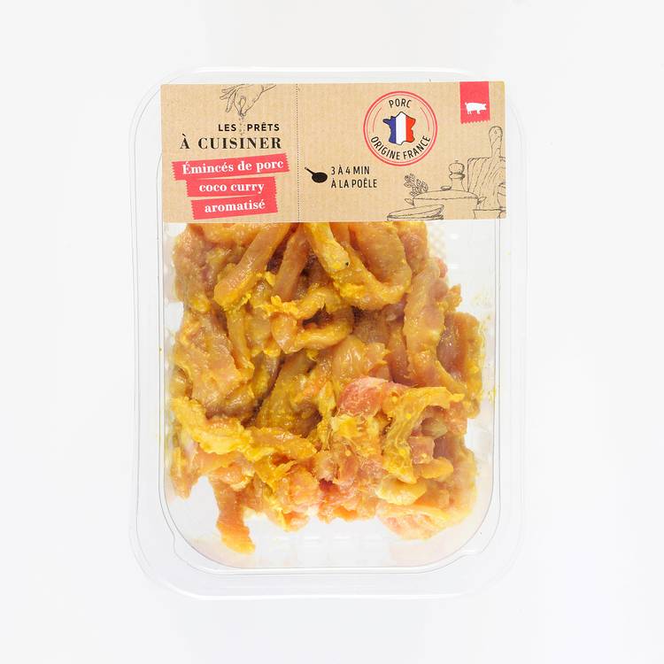 Les Emincés de porc coco curry - 2