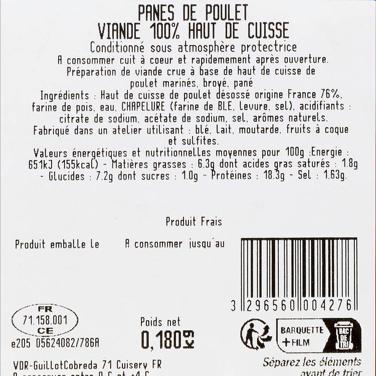 Les Hachés de poulet panés - 3
