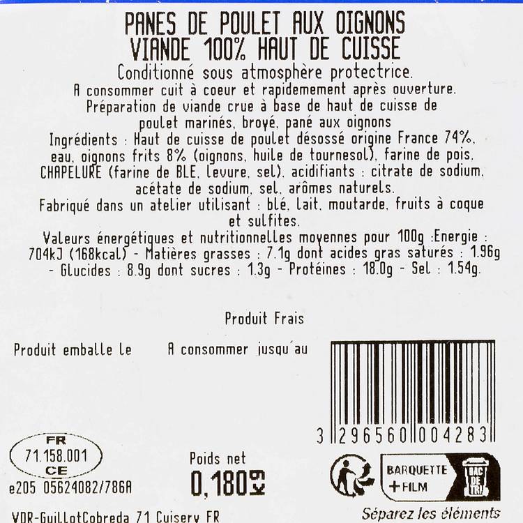 Les Hachés de poulet panés aux oignons - 2