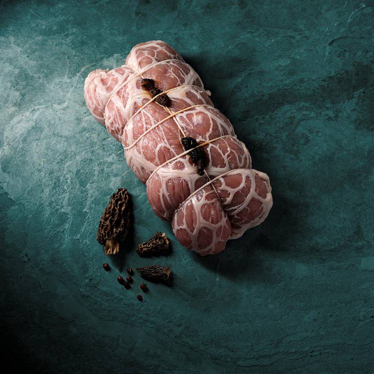 Le Rôti de veau farci aux morilles