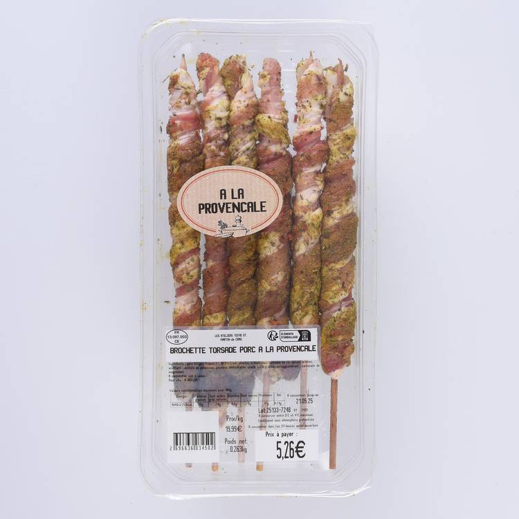 Les Brochettes de porc torsadées à la provençale - 2