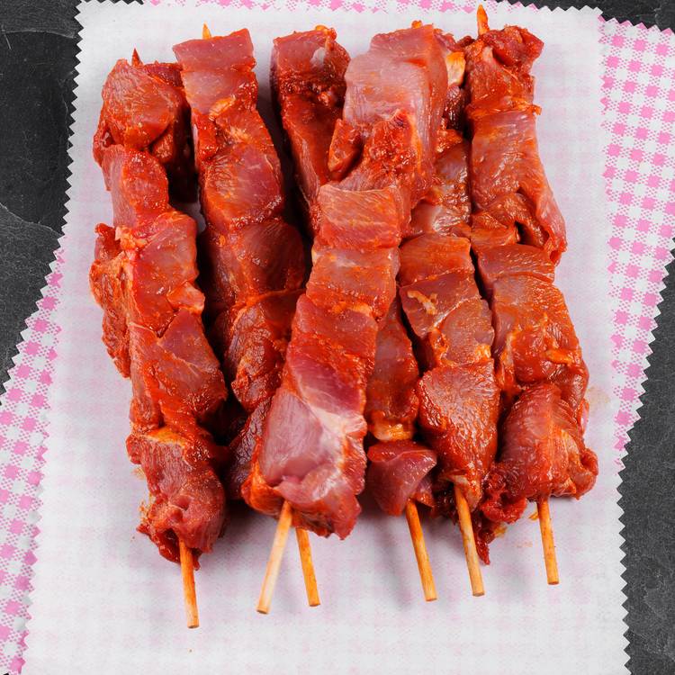 Les Brochettes de dinde à l'orientale x6