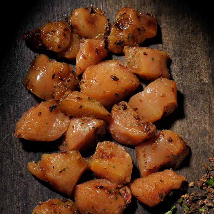 Poelée de filet de poulet cèpes