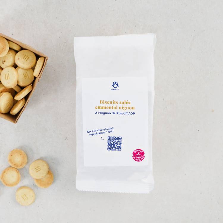 Le Biscuit salé à l'emmental et oignon rosé - 2