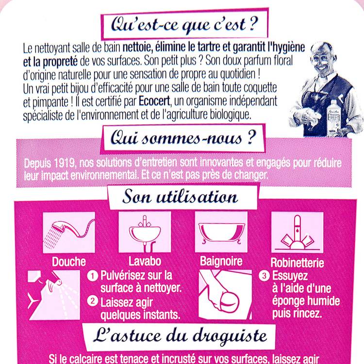Le Nettoyant salle de bain 3 en 1 "Briochin" - 4