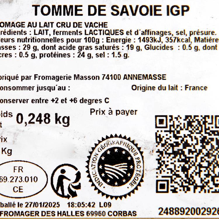La Tomme de Savoie IGP - 2