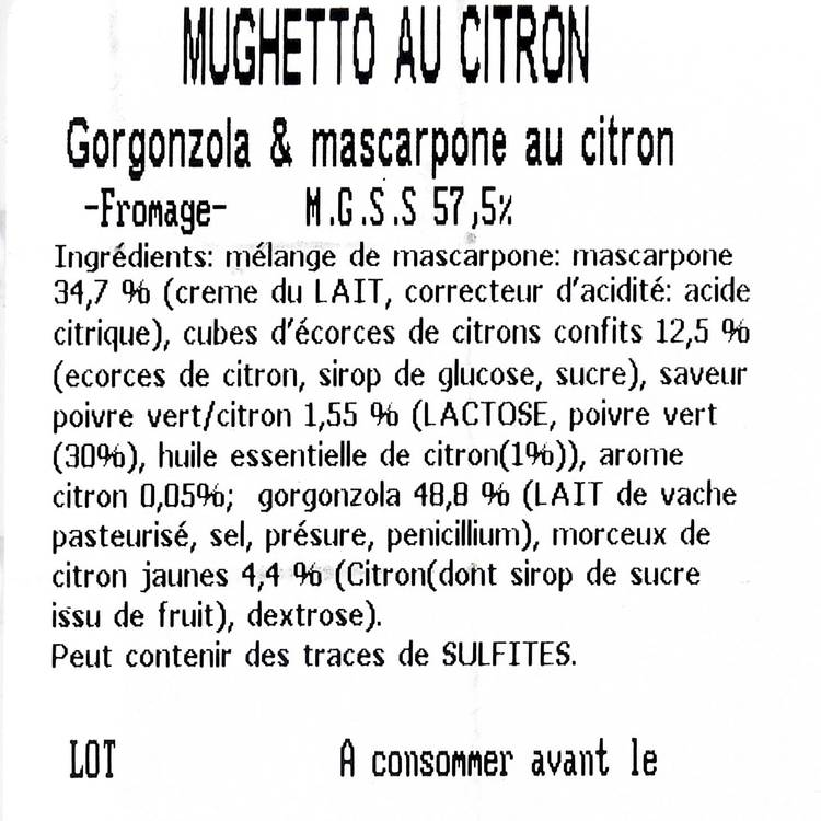 Le Mughetto  citron - 2