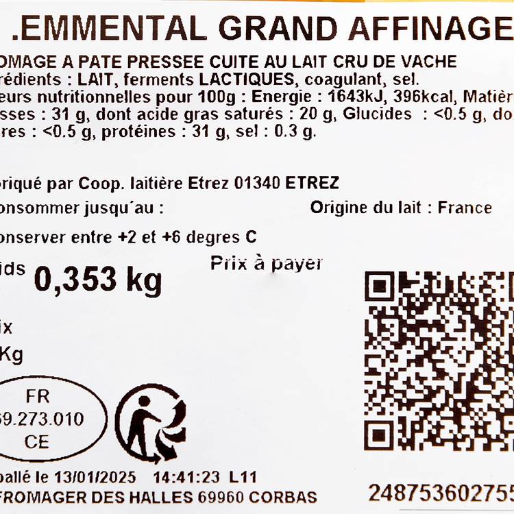 L'Emmental grand cru Label Rouge et IGP - 2