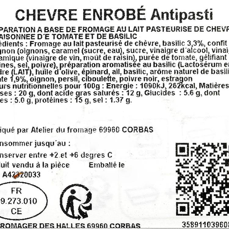 Le Chèvre enrobé antipasti - 2