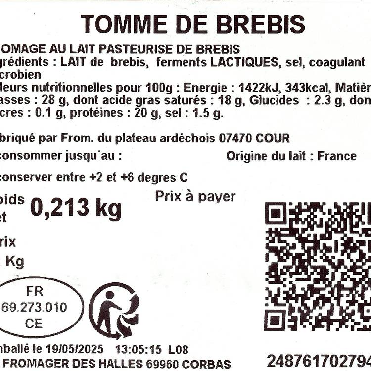 La Tomme de brebis des monts d'Ardèche - 2