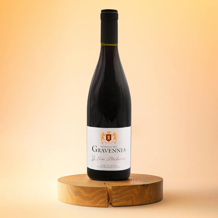 Le Vin rouge "Domaine des Gravennes" Lou Pitchoun BIO