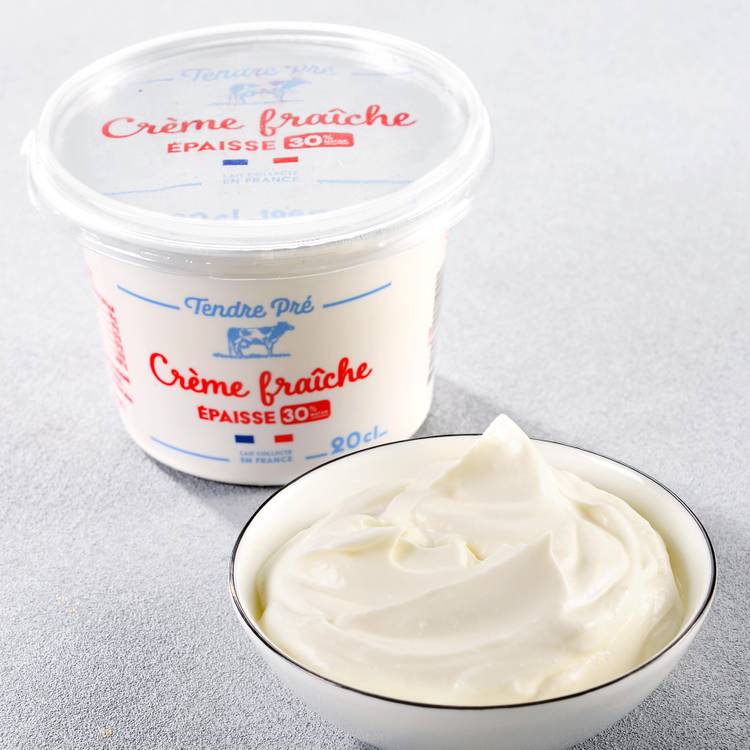 La Crème fraîche épaisse 30% "Tendre Pré" - 1