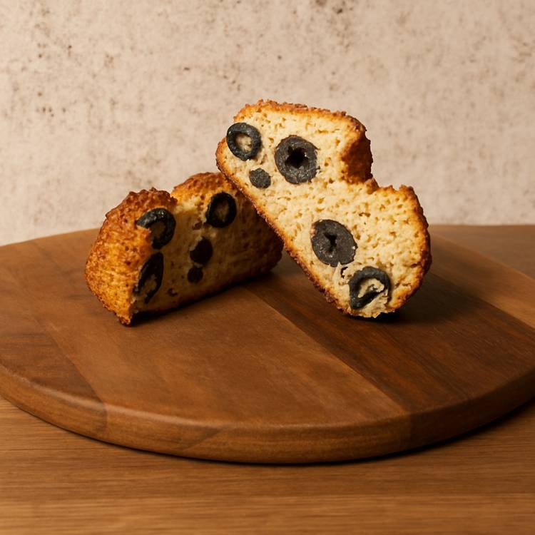 Le Pain sans gluten aux olives