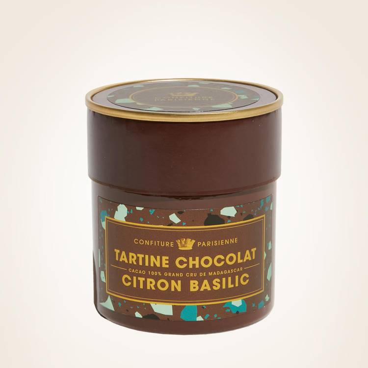 La Pâte à tartiner "Tartine Chocolat Citron Basilic " 250g