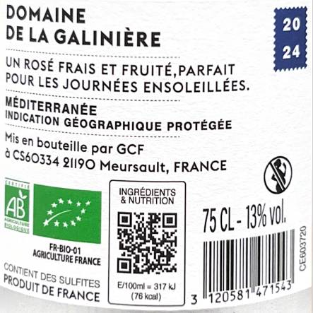 Le Rosé "Batti Batti"  Méditerranée BIO et IGP - 2