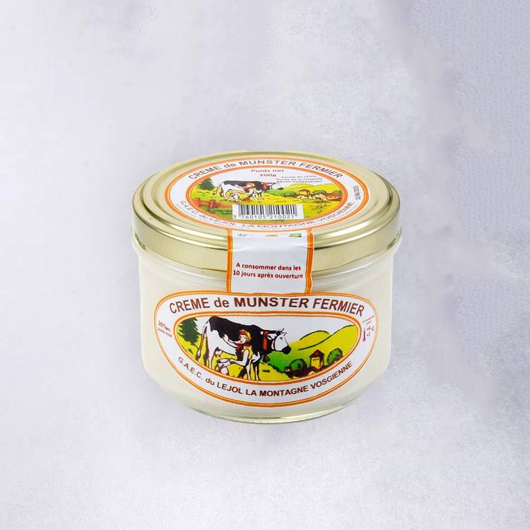 La Crème de Munster fermière à tartiner