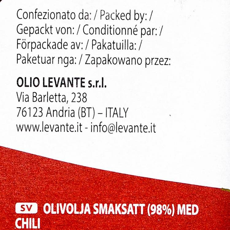 L'Huile d'olive saveur piment " Levante" - 3